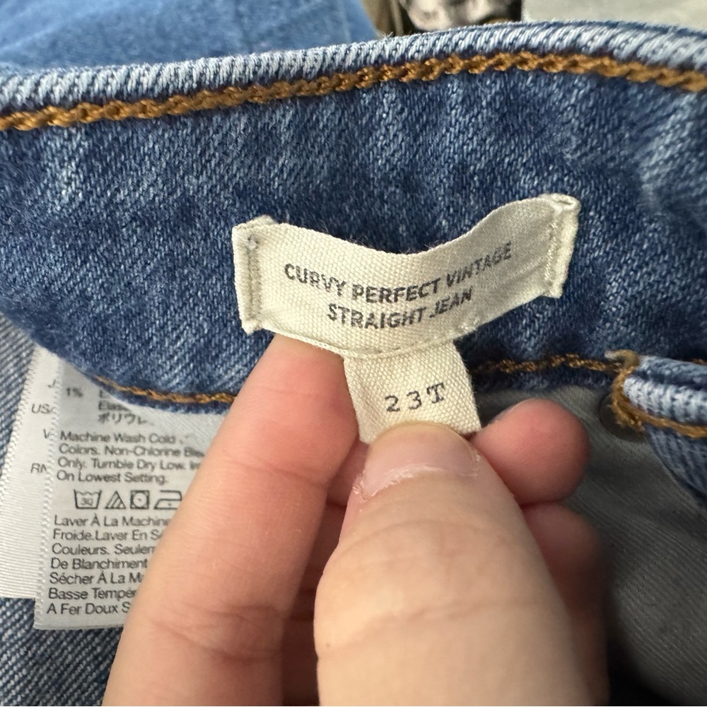 Madewell Tall Curvy Perfect Vintage Straight Jean - Picture 3 of 6